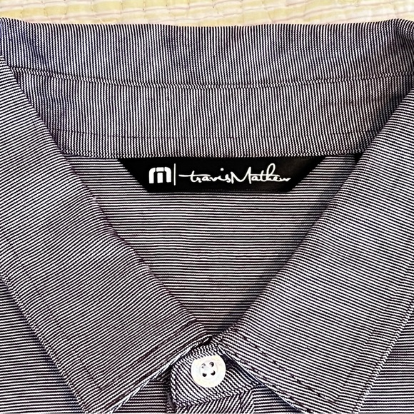 Travis Mathew Mens Light-purple Polo Size L - Picture 2 of 8